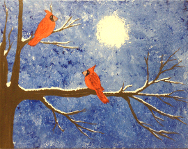 winter cardinals